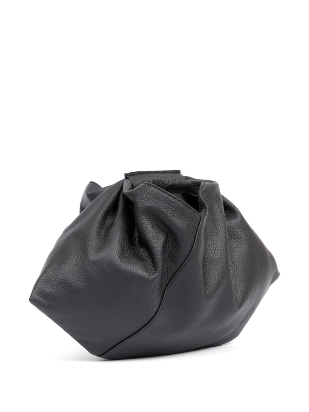 MM6 MAISON MARGIELA Draped Mini Handbag with Rolled Top Handle