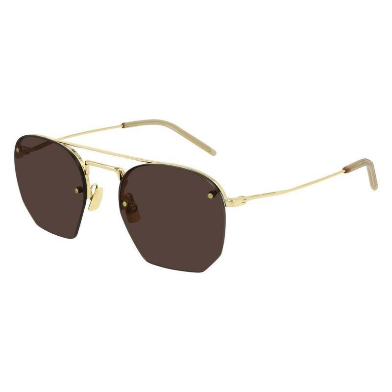 SAINT LAURENT SL 422 Metal Frame Sunglasses for Men - SleekGait