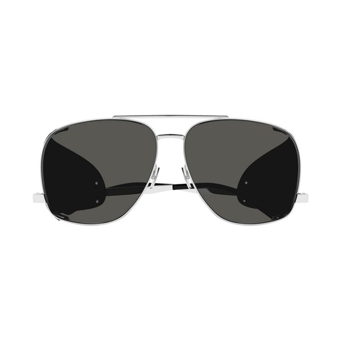 SAINT LAURENT Stylish Leather Spoiler Sunglasses for Men - SleekGait