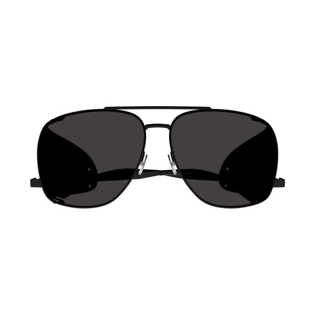 SAINT LAURENT Stylish Leather Spoiler Sunglasses for Men - SleekGait