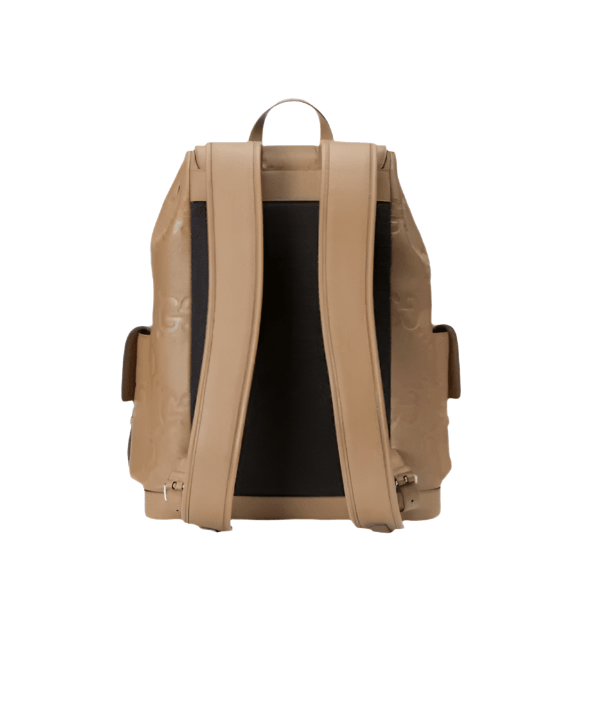 Gucci Jumbo GG Backpack Taupe