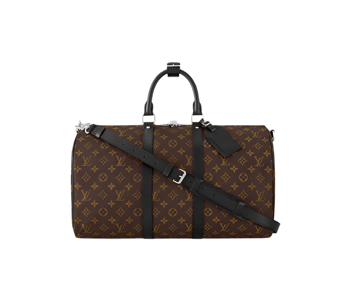 Louis-Vuitton Monogram Macasar Edition Keepall 55 Bandouliere