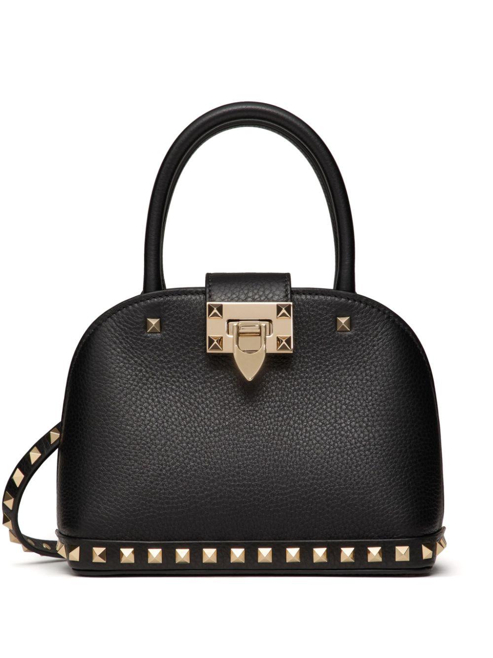 VALENTINO GARAVANI Mini Leather Rockstud Handbag - SleekGait