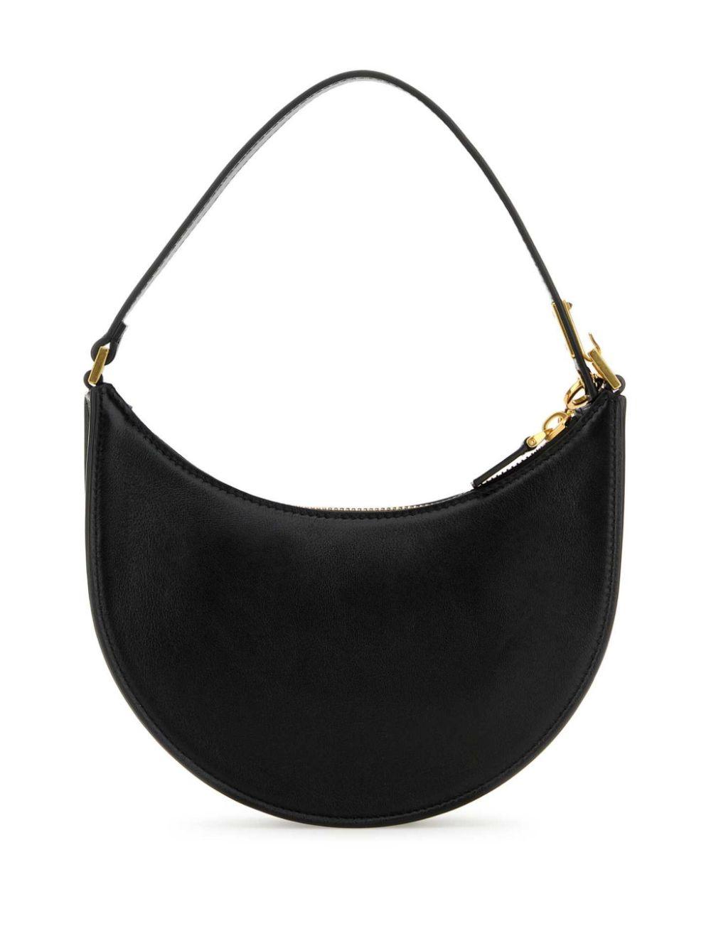 VALENTINO GARAVANI Mini Hobo Handbag with Chain-Link Detail - SleekGait