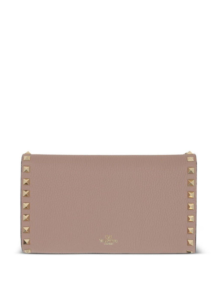 VALENTINO GARAVANI Mini Rockstud Leather Handbag with Detachable Shoulder Strap - SleekGait