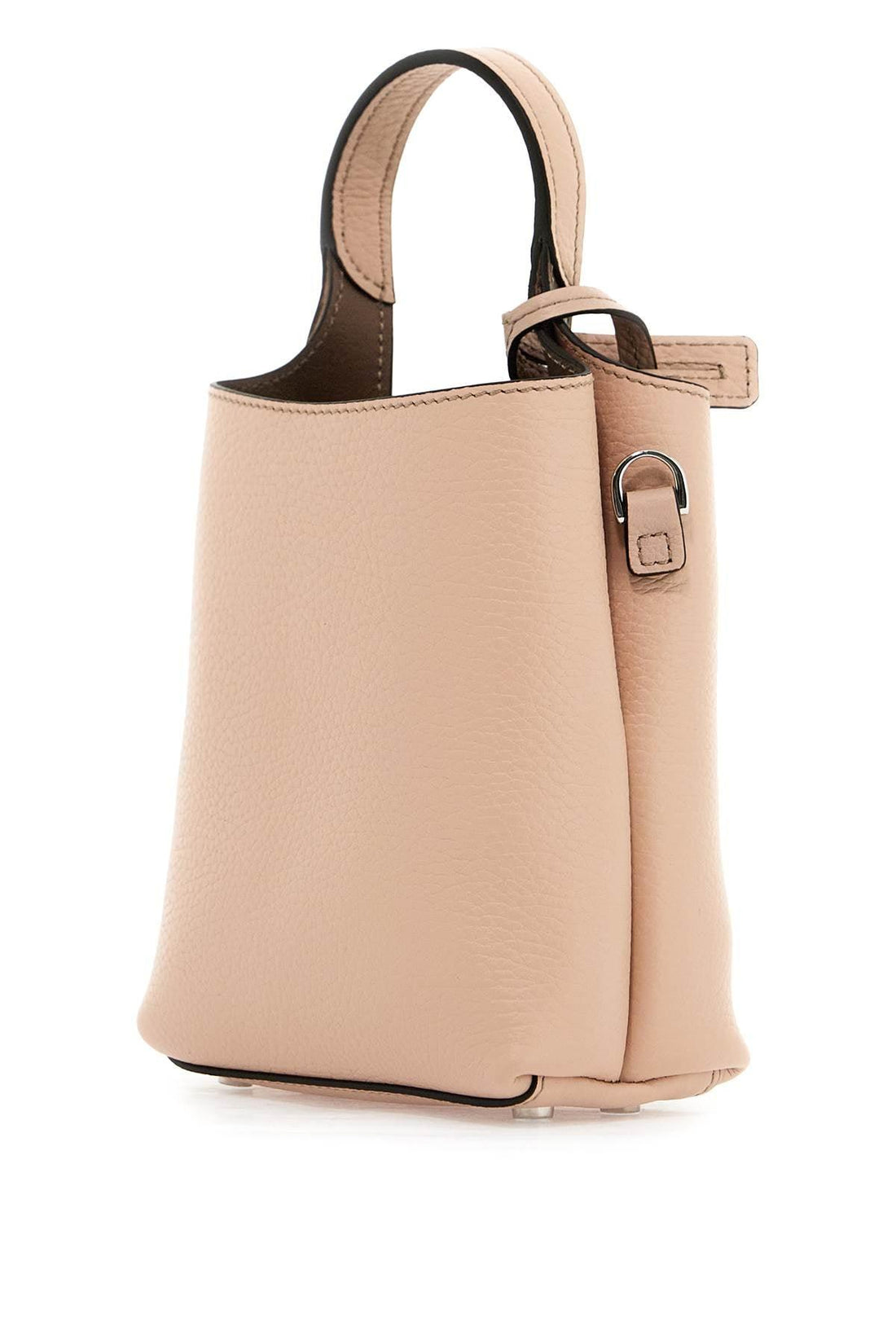 TOD'S Timeless Silver Logo Plaque Mini Tote Handbag - SleekGait