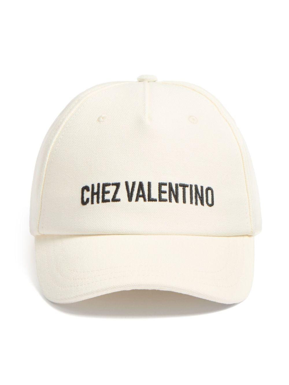 VALENTINO GARAVANI Bowl Crown Cotton Cap with Adjustable Strap - SleekGait