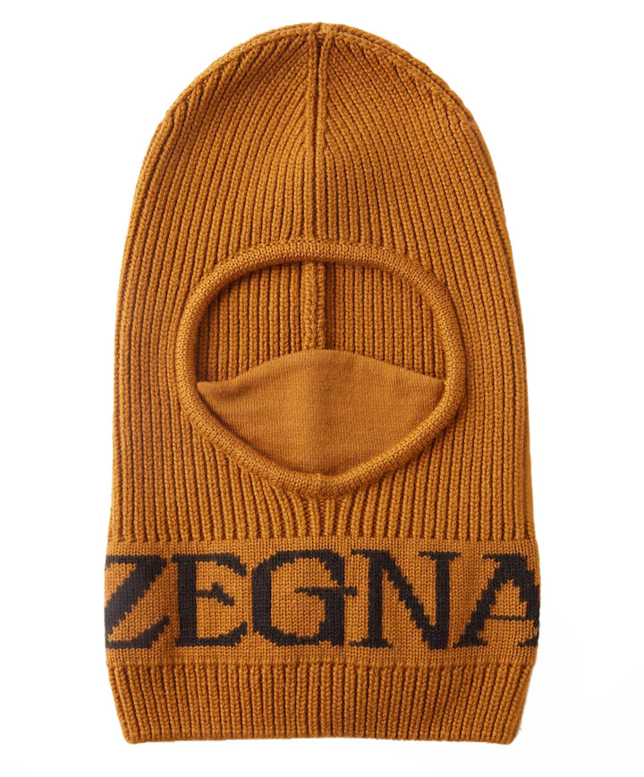 ZEGNA Techmerino Logo Wool Balaclava