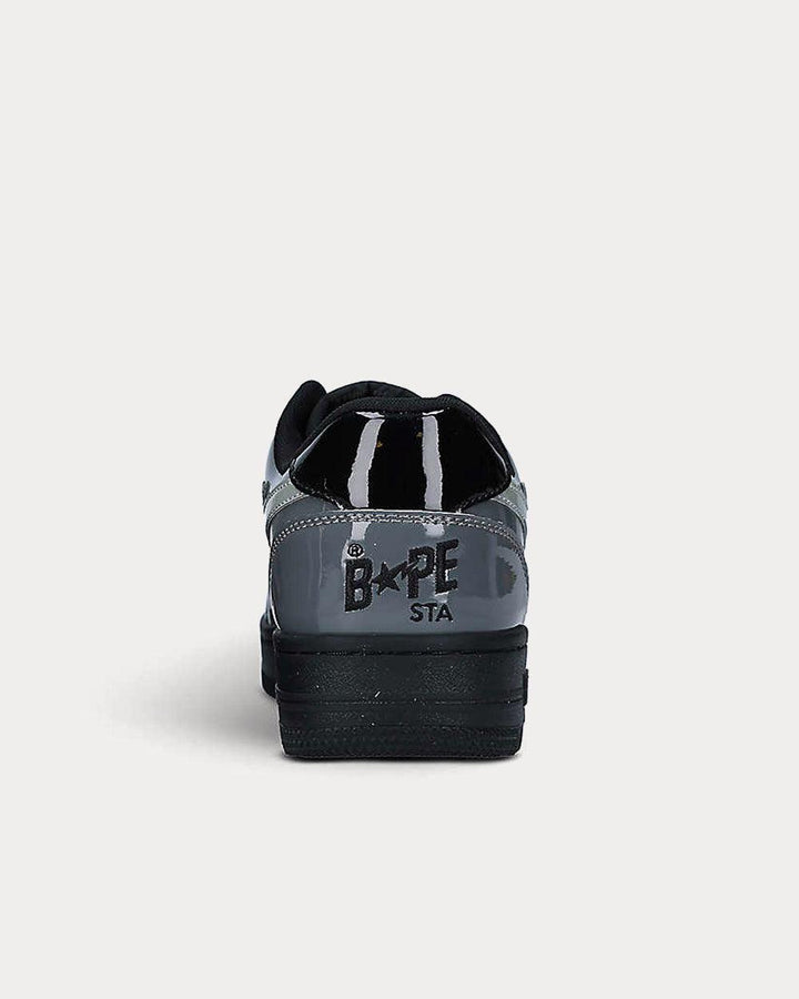 Bape Sta Color-Blocked Black Low Top Sneakers - SleekGait