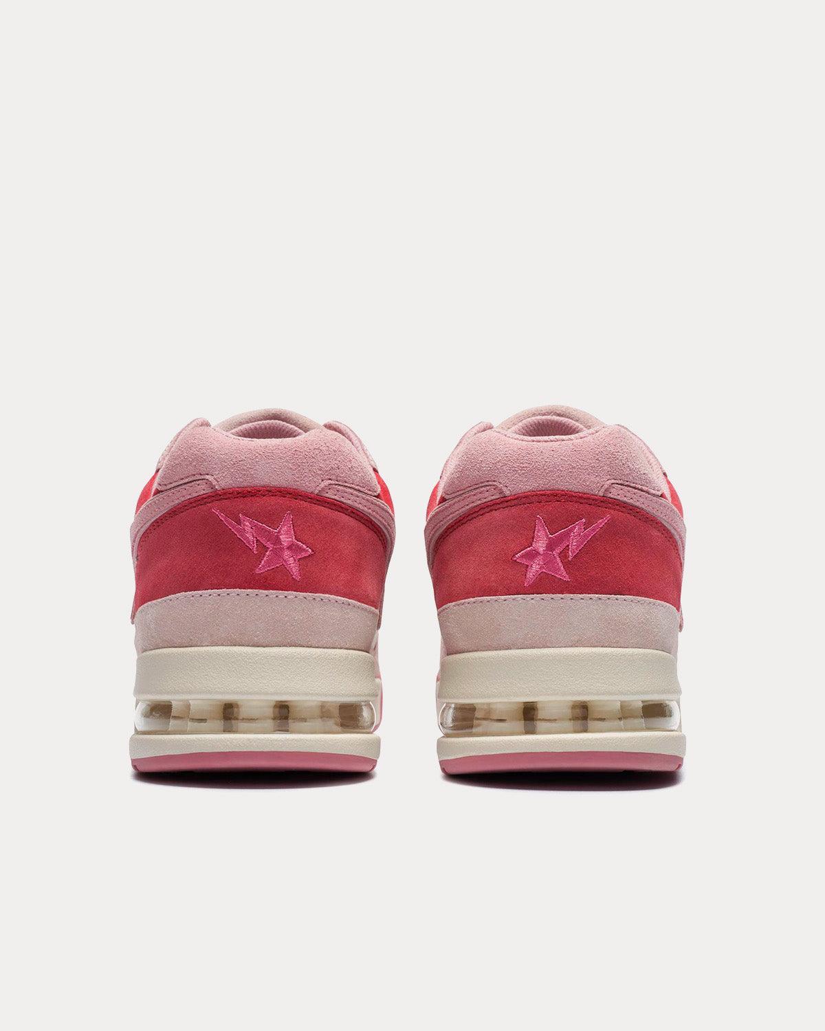Road STA Pink Low Top Sneakers - SleekGait