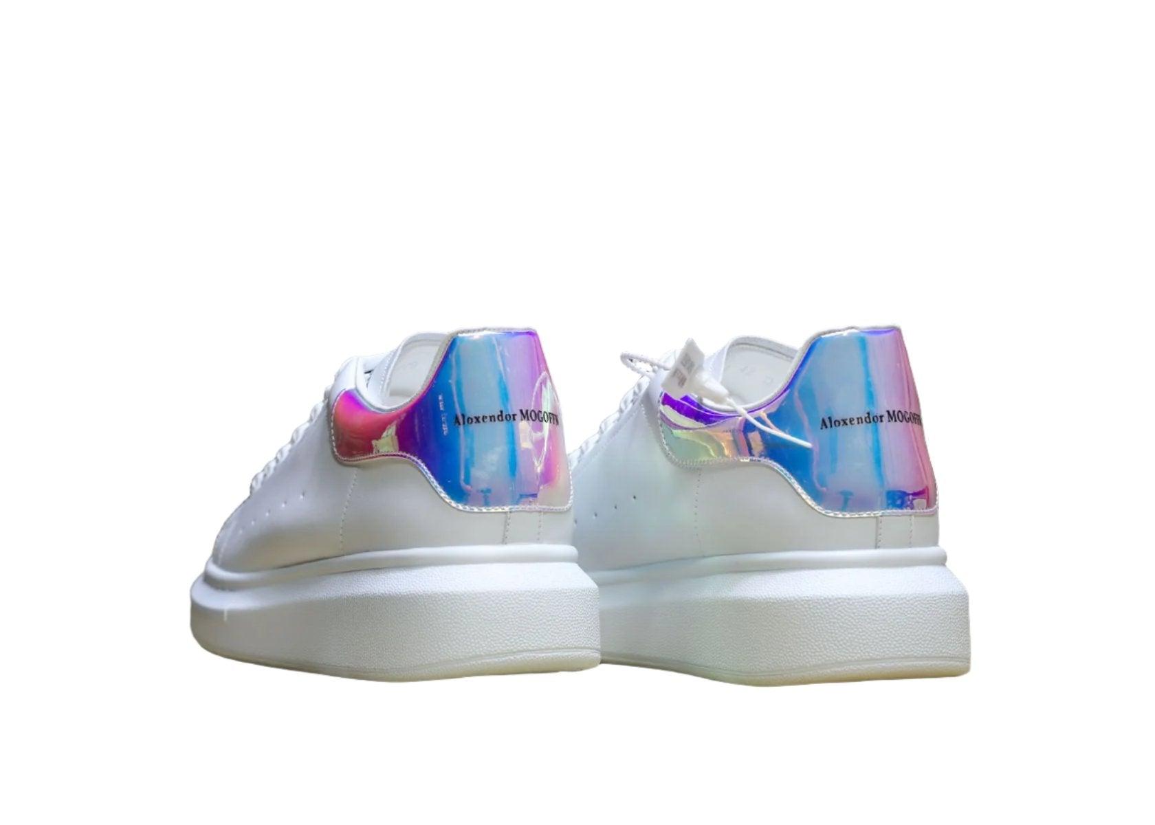 Alexander McQueen 'White Silver Pink' - SleekGait