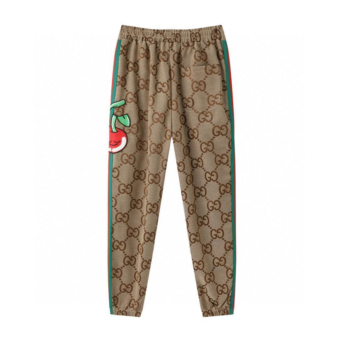 Gucci Long Pant 'Brown/Red/Green' - SleekGait