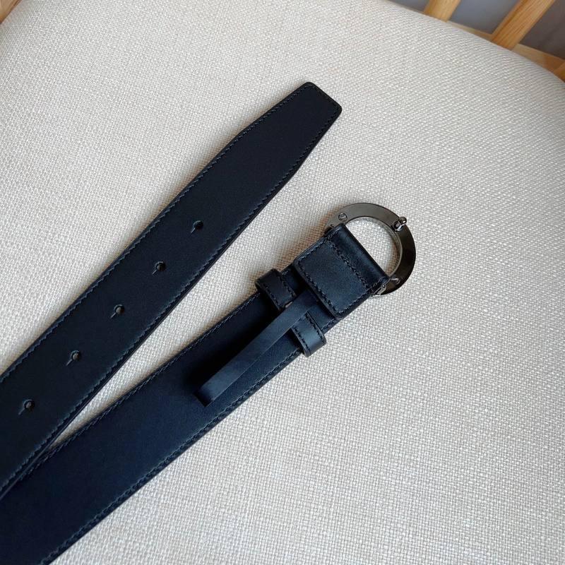 Burberry Leather Vintage Belt 'Black' - SleekGait