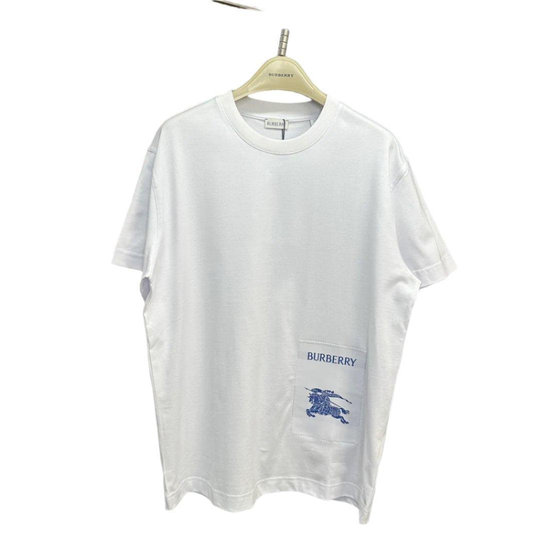 Burberry T-Shirt Without Collar 'White' - SleekGait