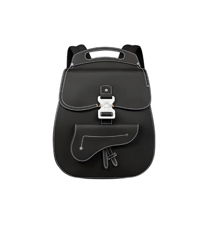 Dior Gallop Sling Bag Black Grained Calfskin - SleekGait
