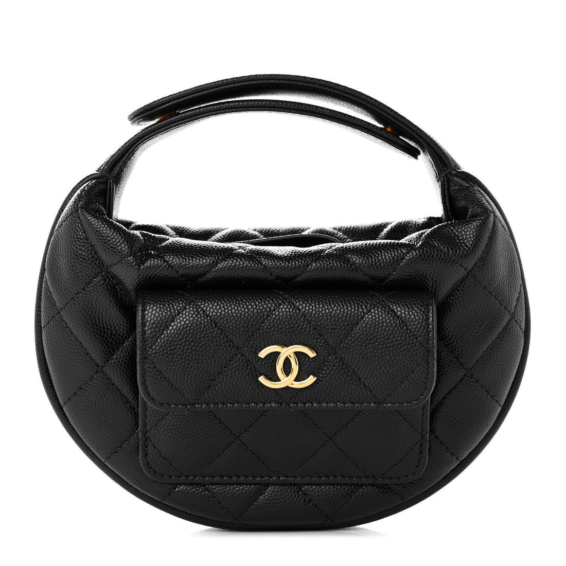 Chanel Caviar Quilted Polly Pocket Pouch Hobo - SleekGait