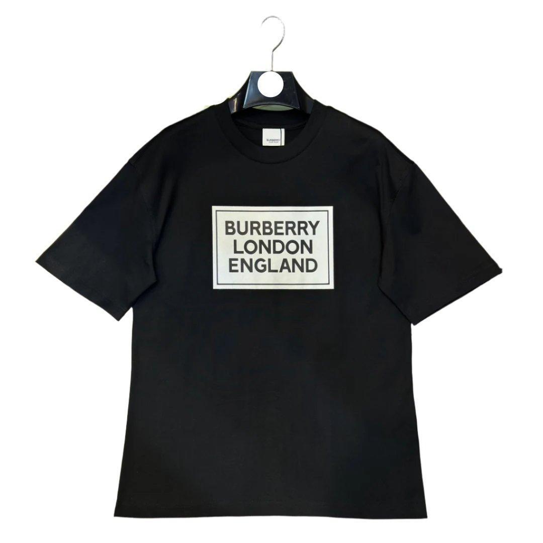 Burberry T-Shirt Without Collar 'Black' - SleekGait