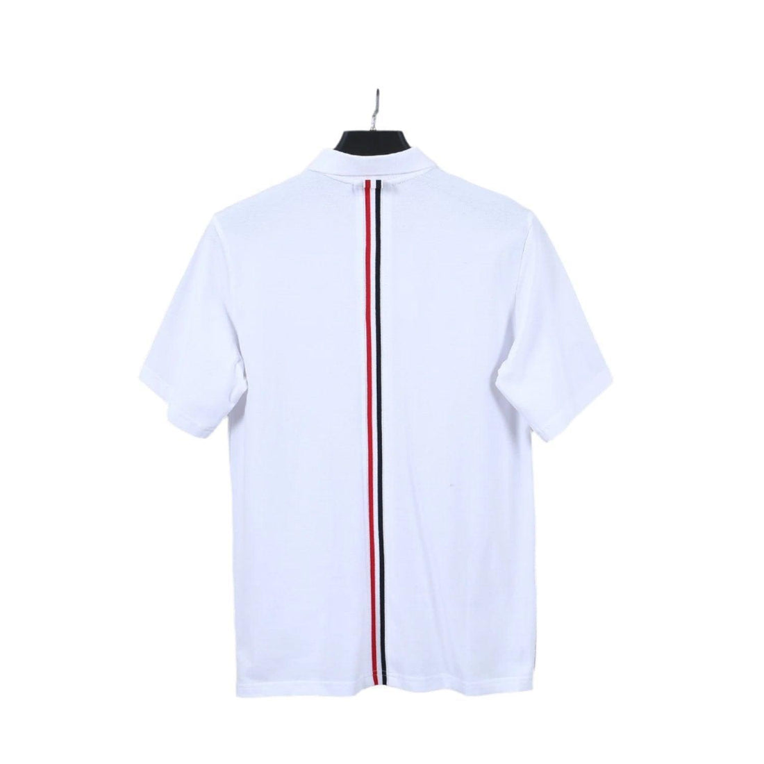 Thom Browne White T-Shirt with Collar - SleekGait