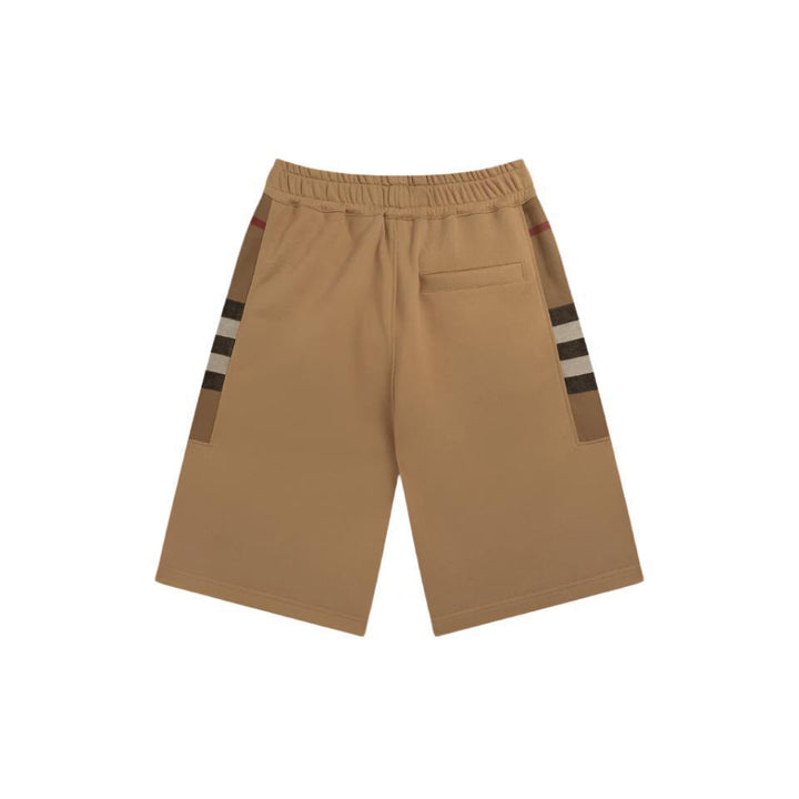 Burberry Men's Striped Cotton Knit Basketball Shorts 'Beige' - SleekGait