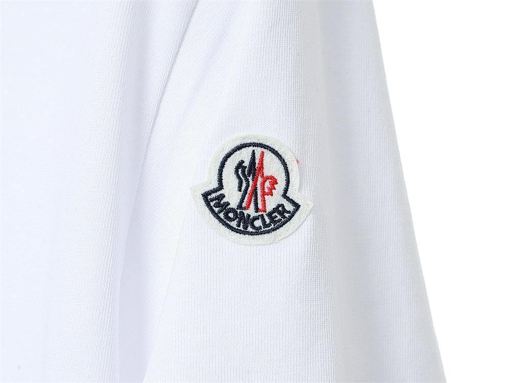 Moncler T-Shirt Without Collar 'White' - SleekGait