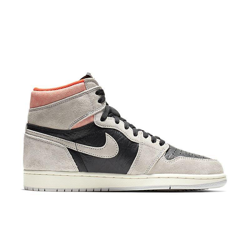 Air Jordan 1 High 'Neutral Grey Hyper Crimson' - SleekGait