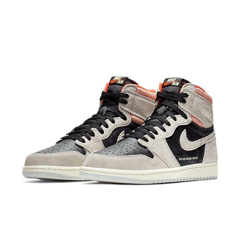 Air Jordan 1 High 'Neutral Grey Hyper Crimson' - SleekGait