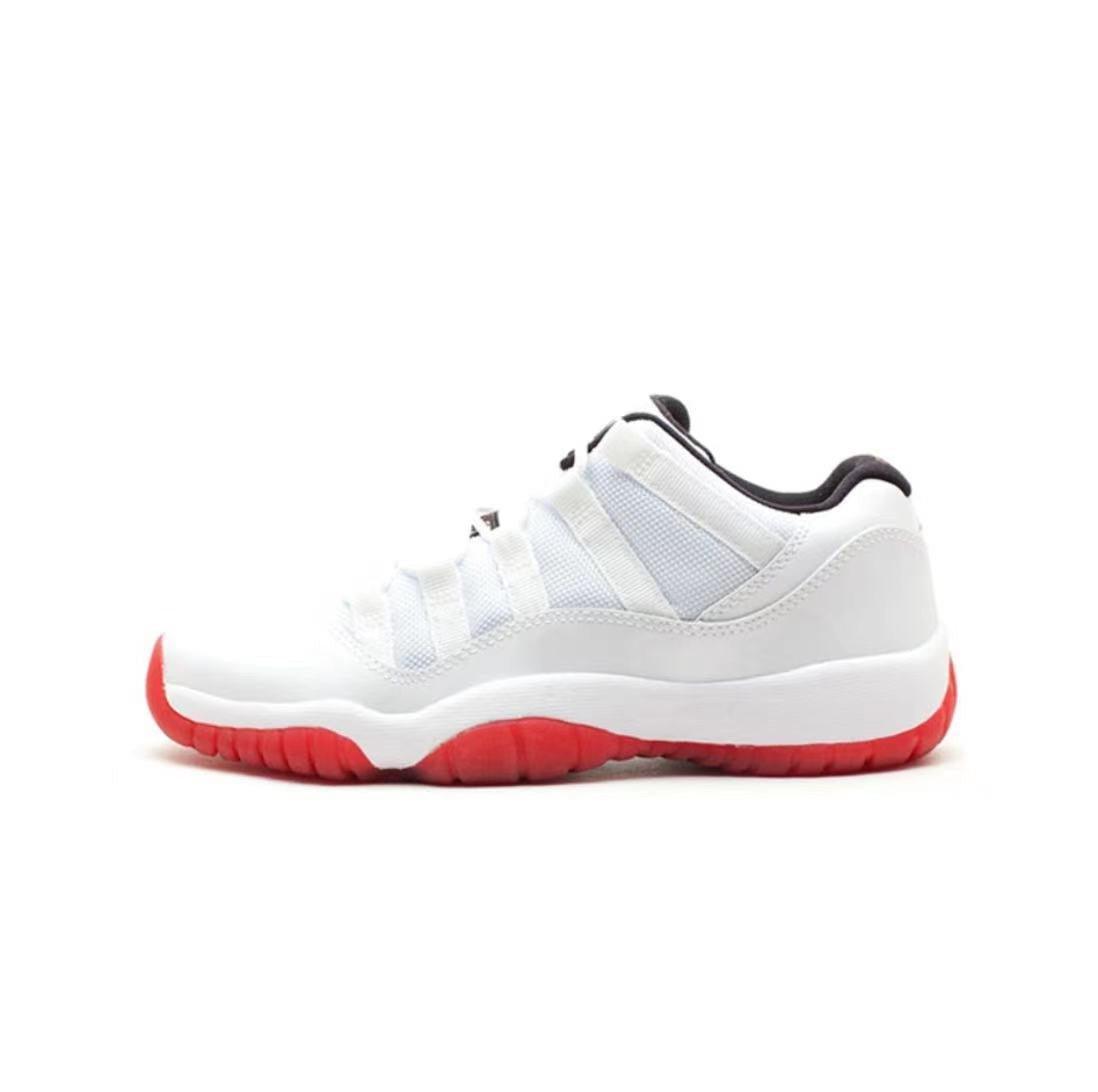 Air Jordan 11 Retro Low 'White Varsity Red' - SleekGait