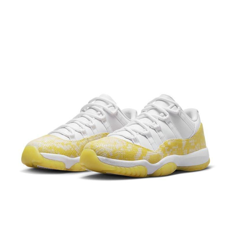 Air Jordan 11 Retro Low 'Yellow Snakeskin' - SleekGait