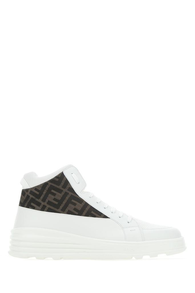 Fendi jacquard FF logo high-top sneakers - SleekGait