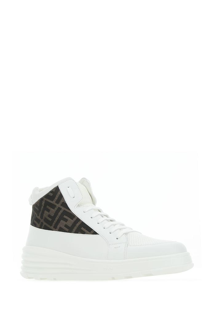 Fendi jacquard FF logo high-top sneakers - SleekGait
