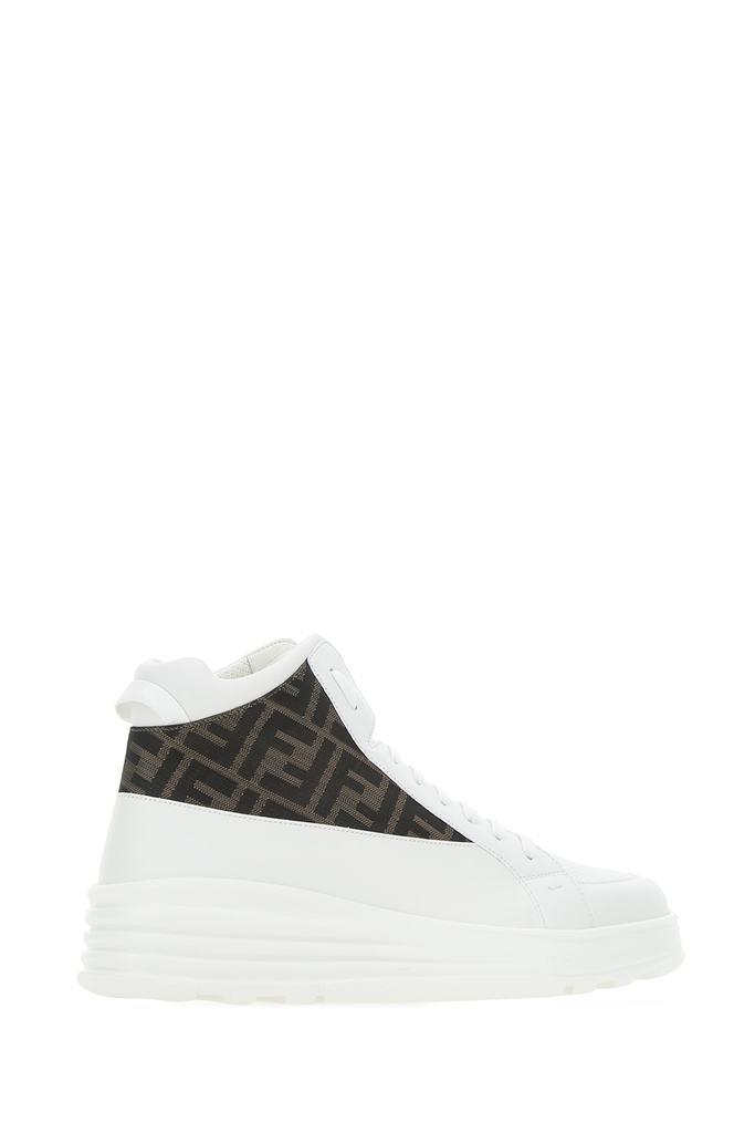 Fendi jacquard FF logo high-top sneakers - SleekGait
