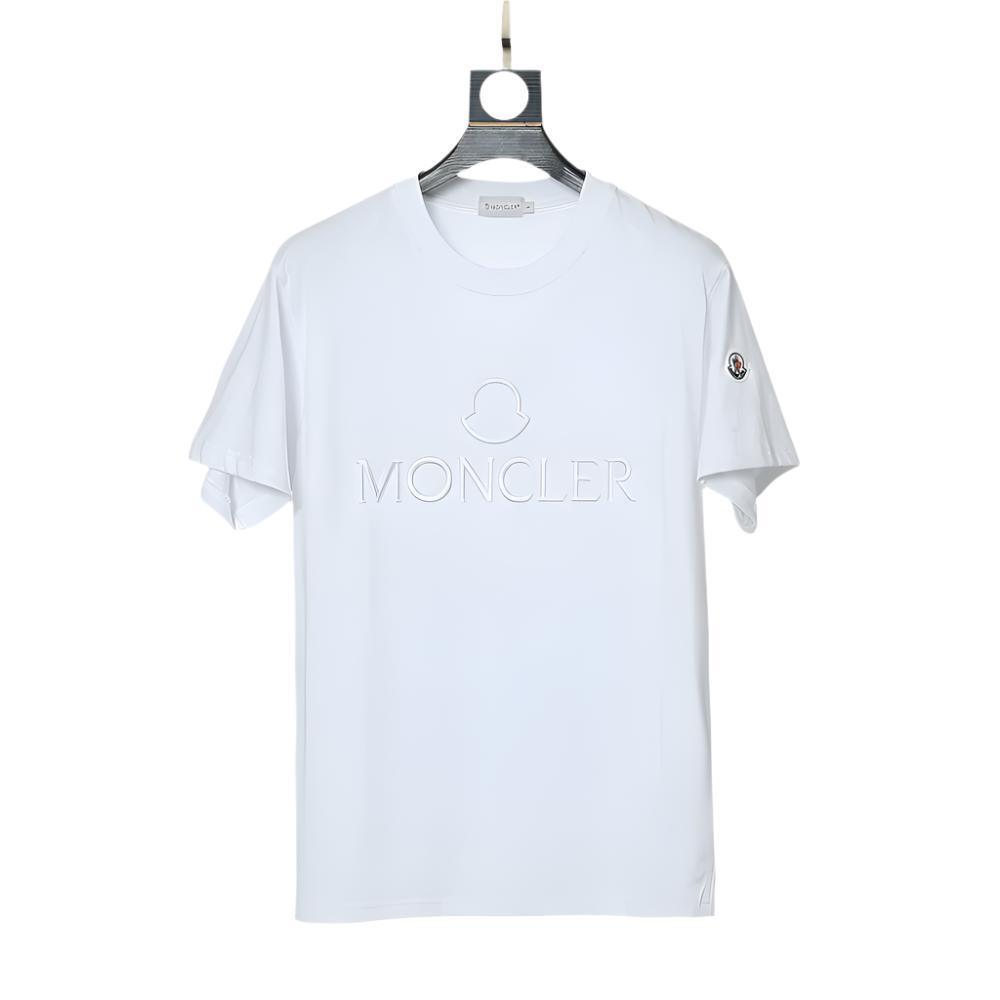 Moncler T-Shirt Without Collar 'White' - SleekGait