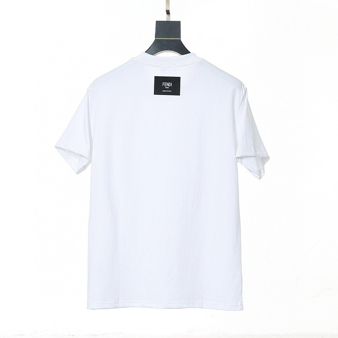 Fendi T-Shirt without Collar 'White' - SleekGait