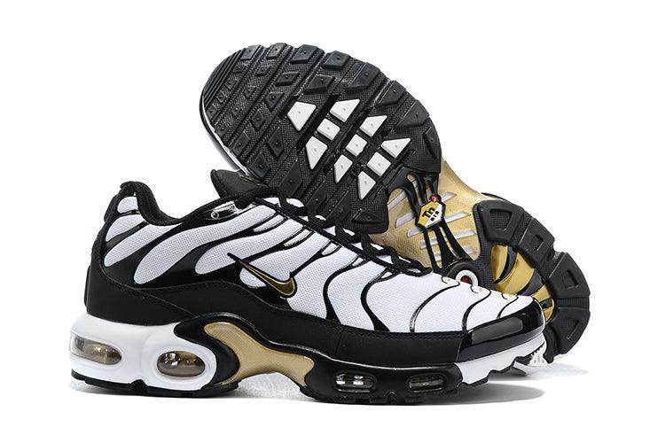 Nike Air Max Plus 'White Black Metallic Gold' - SleekGait