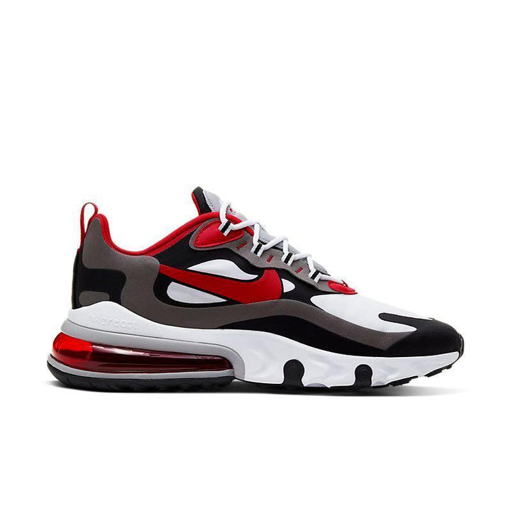 Nike Air Max 270 React 'Black Iron Grey University Red' - SleekGait