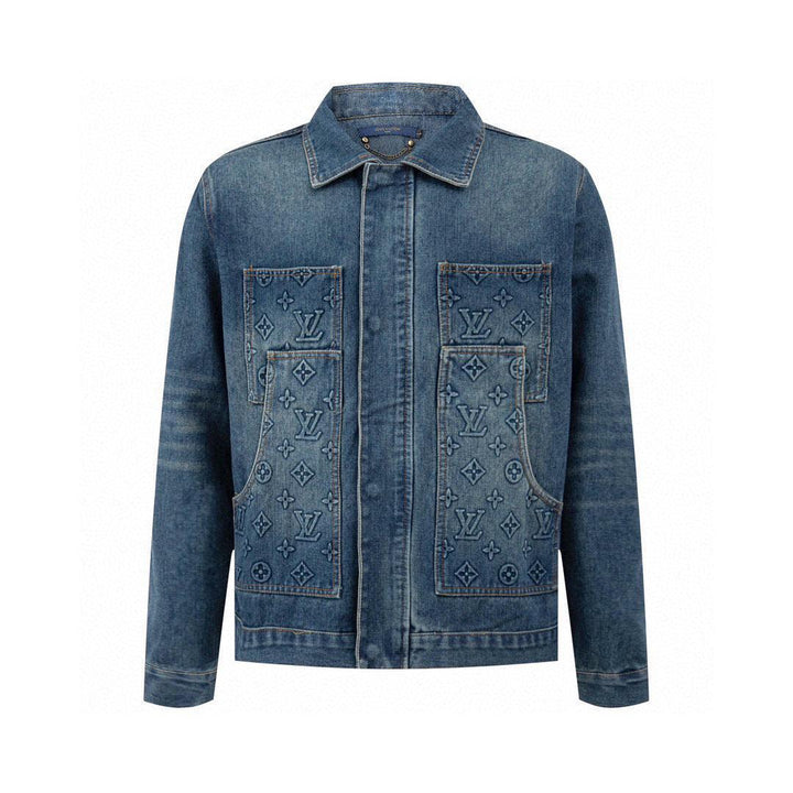 LOUIS VUITTON Denim Jacket Blue - SleekGait