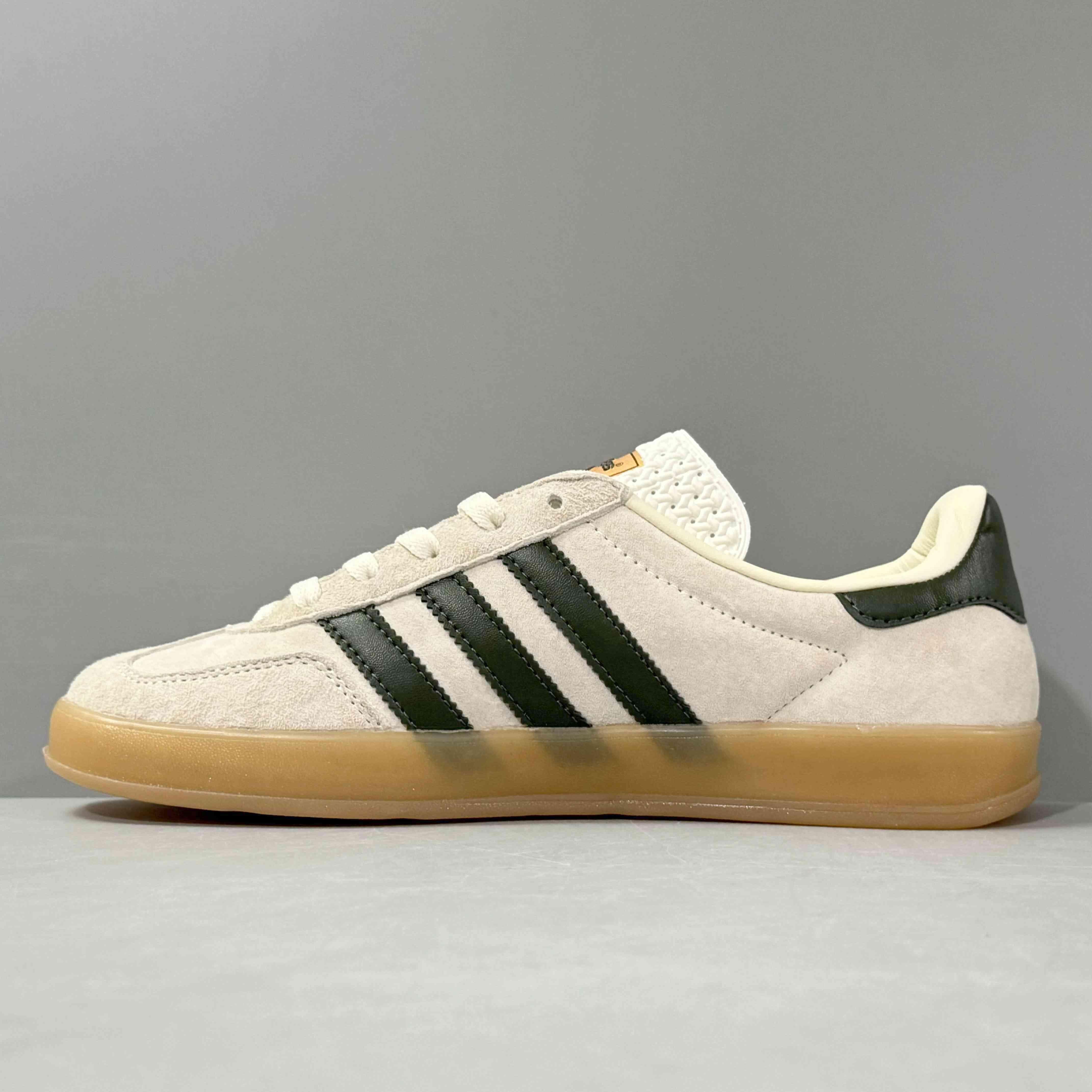 Adidas Originals Gazelle Indoor 'Cream White Collegiate Green Gum' - SleekGait