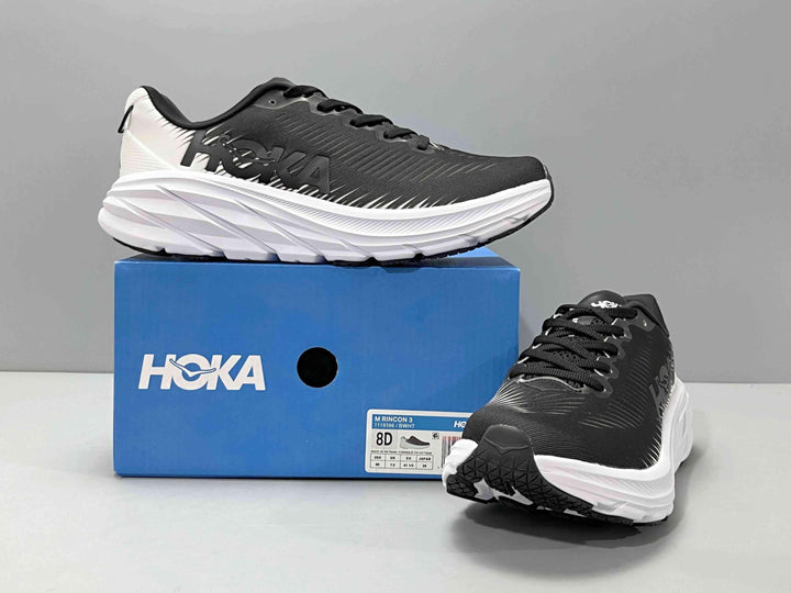 Hoka One One Rincon 3 'Black White' - SleekGait