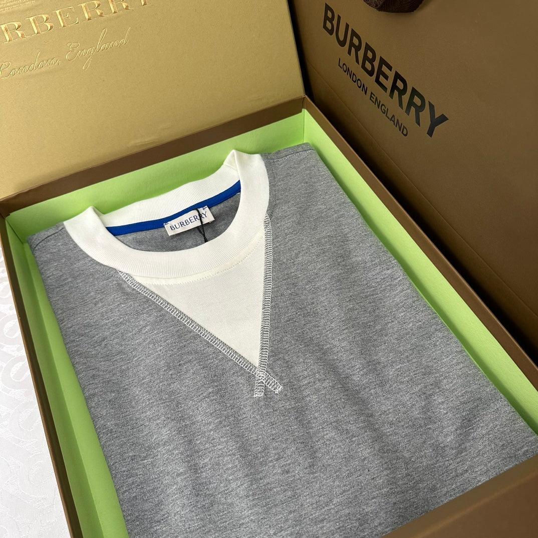 Burberry T-Shirt Without Collar 'Grey' - SleekGait