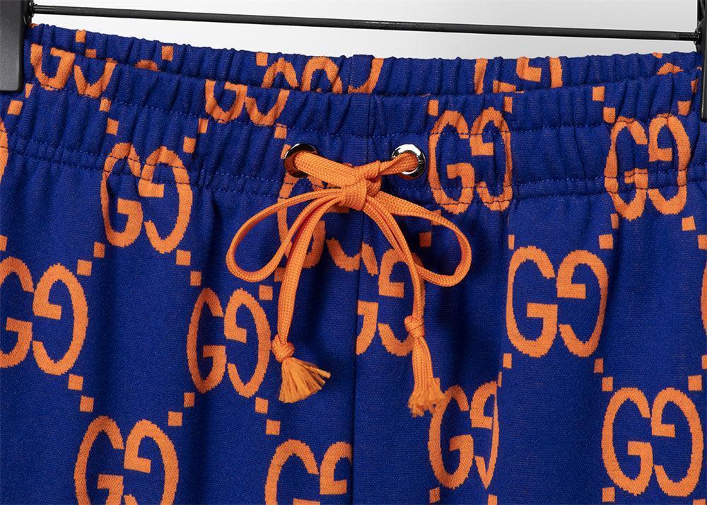 Gucci Long Pant 'Blue/Orange' - SleekGait