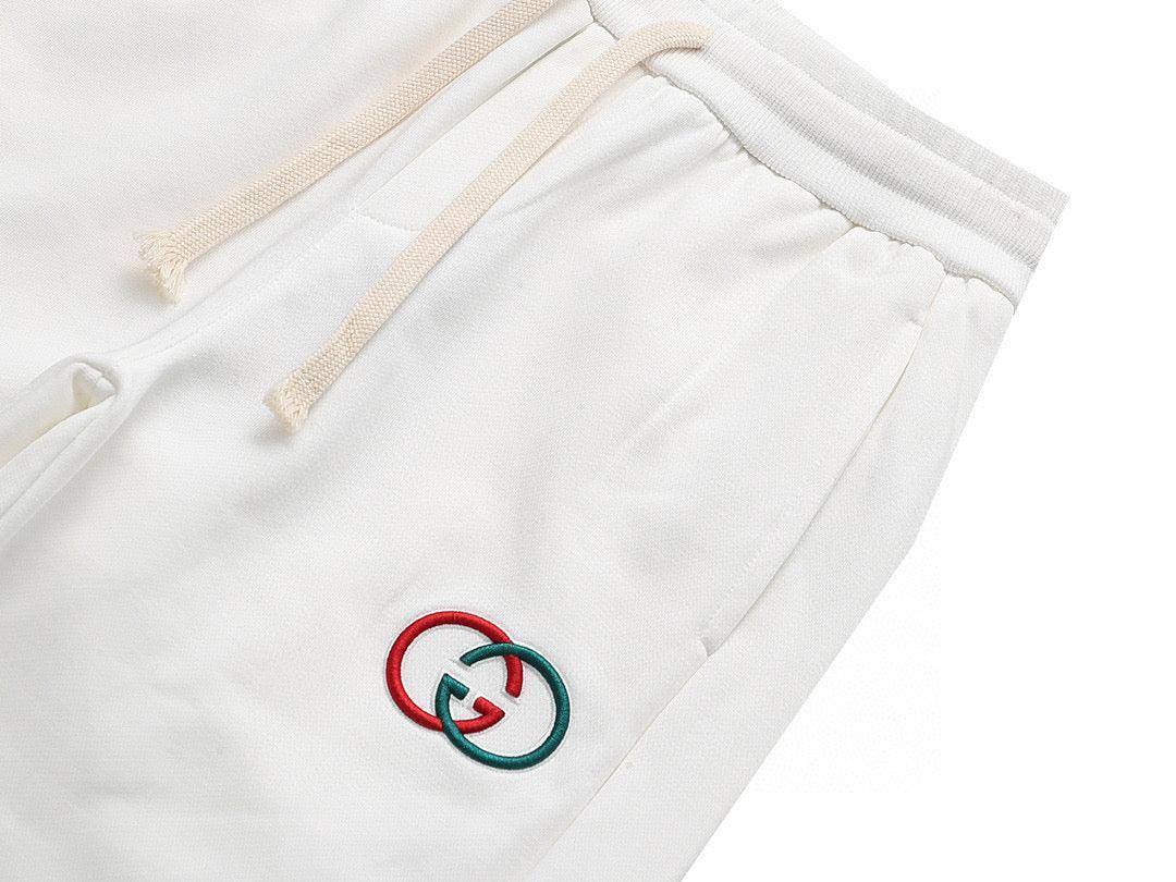 Gucci Long Pant 'White/Red/Green' - SleekGait