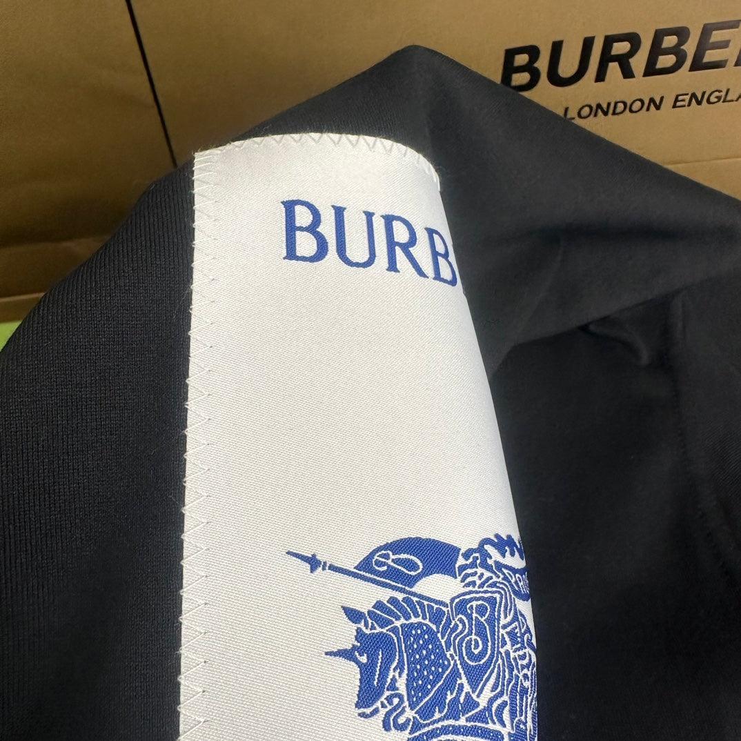 Burberry Black T-Shirt Without Collar - SleekGait