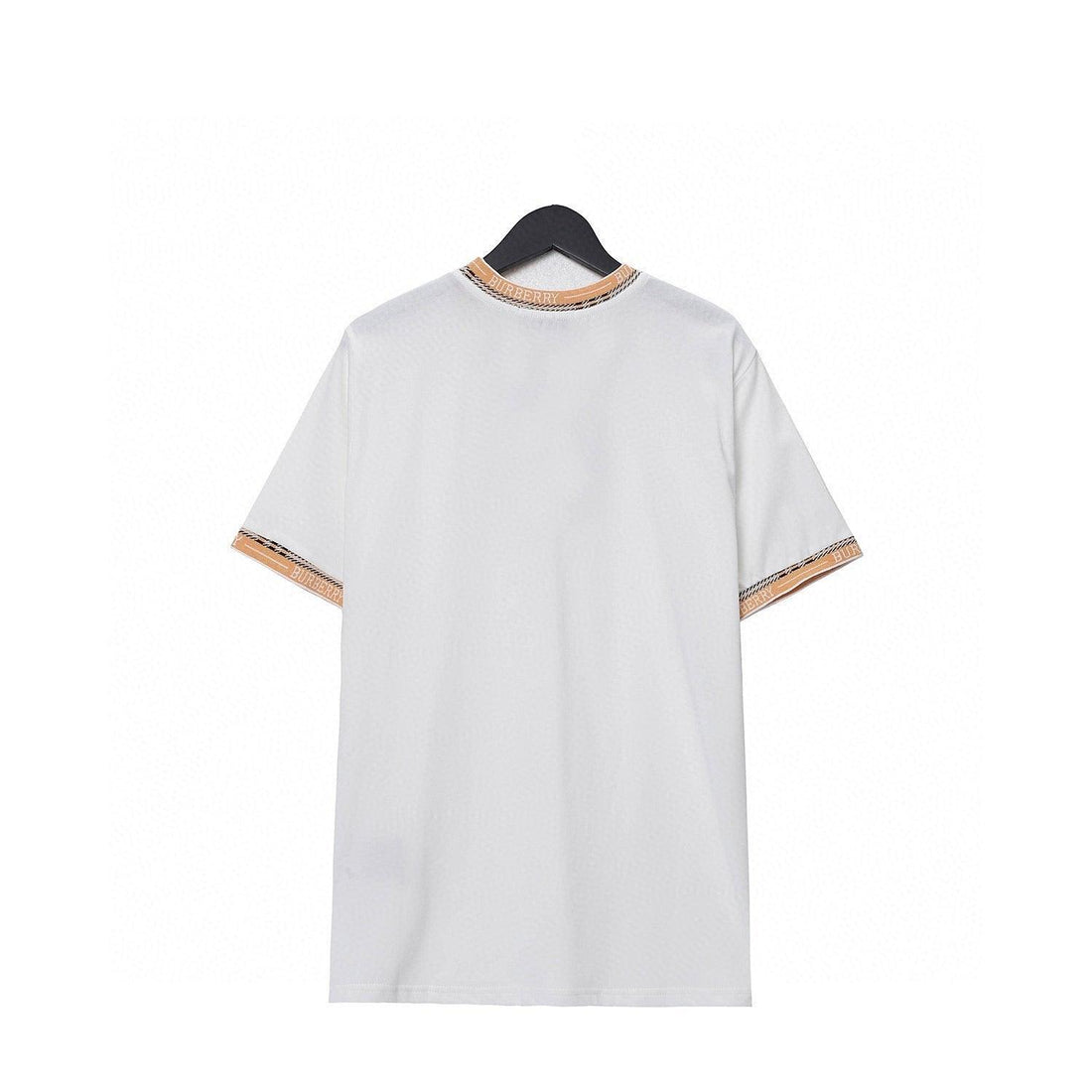 Burberry T-Shirt Without Collar 'White & Beige' - SleekGait