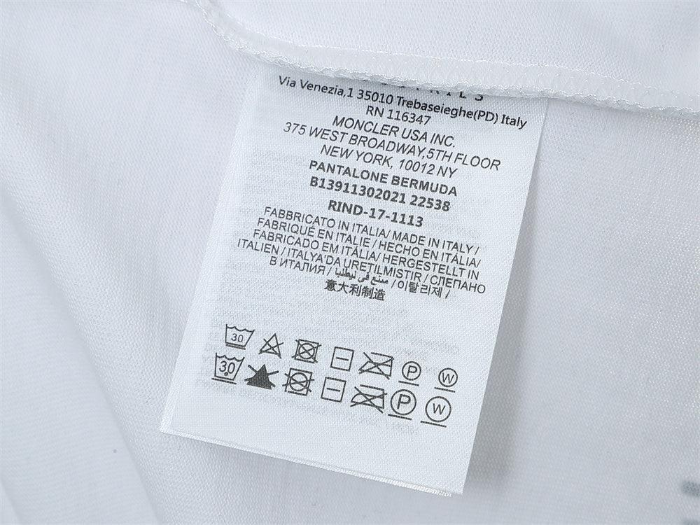 Moncler T-Shirt Without Collar 'White' - SleekGait