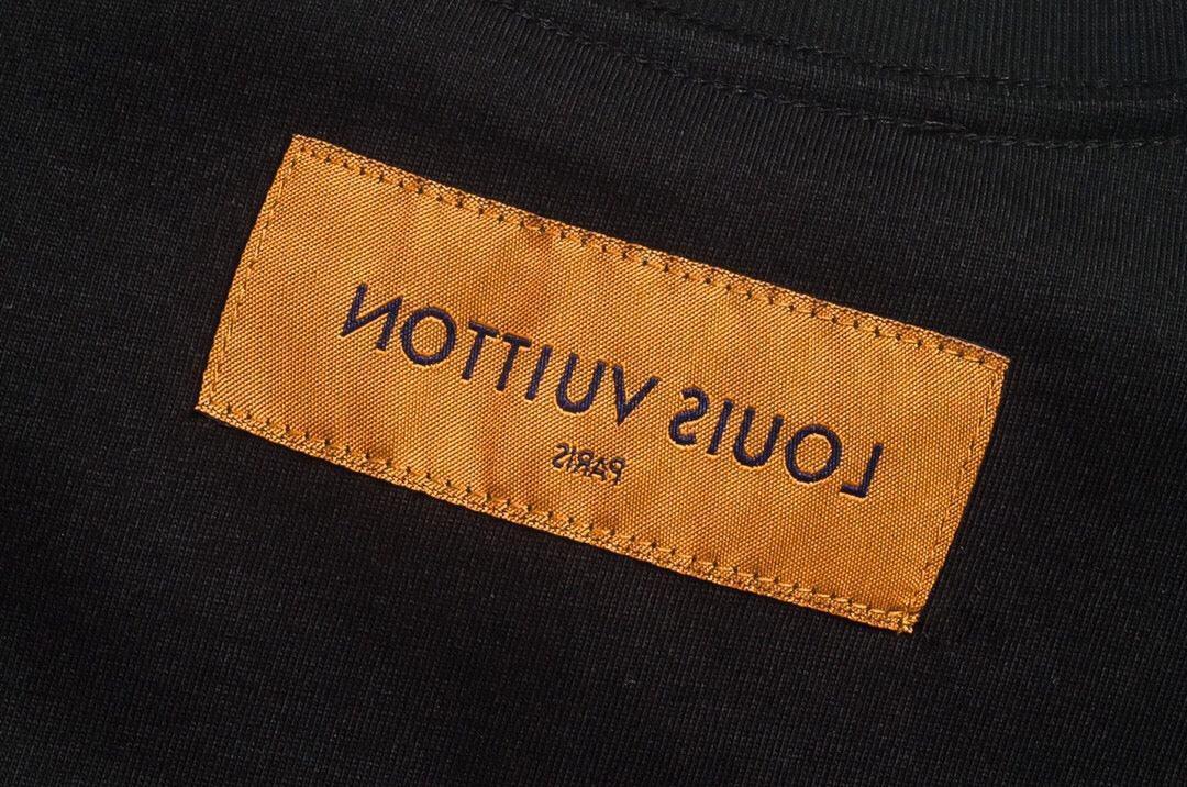 Louis Vuitton T-Shirt Without Collar 'Black' - SleekGait