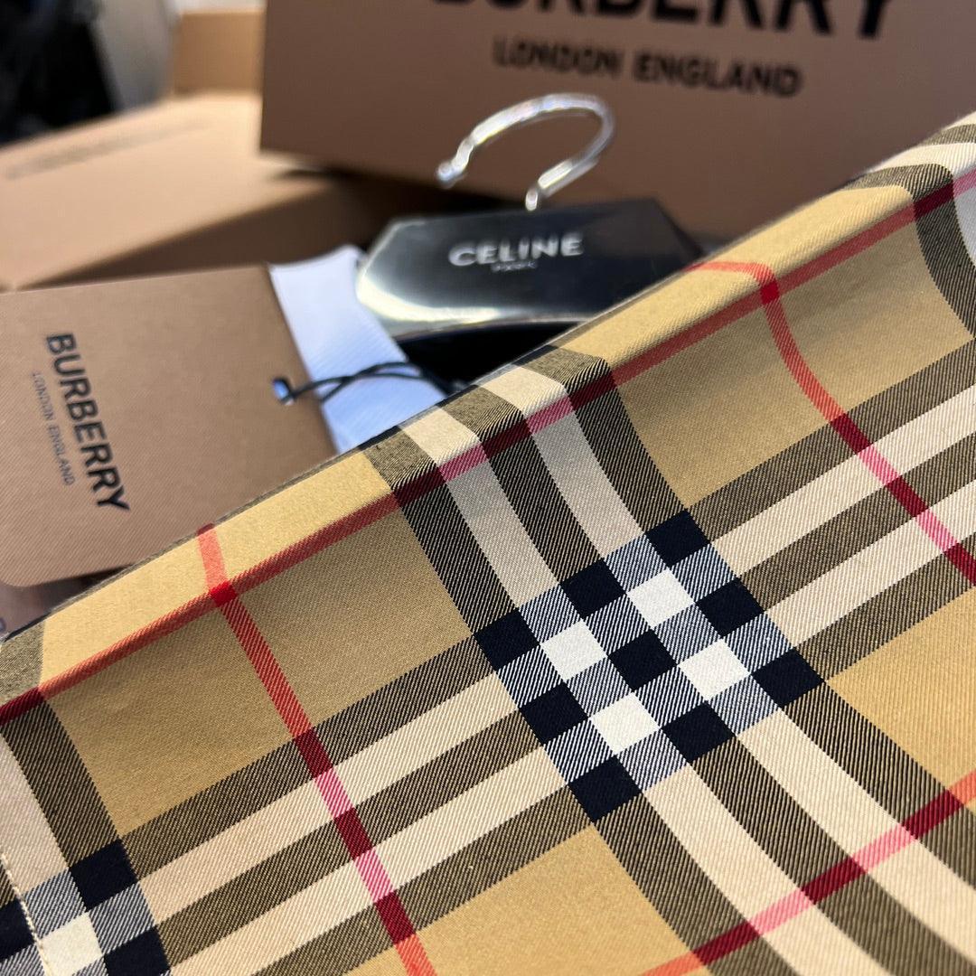 Burberry T-Shirt Without Collar 'White & Beige' - SleekGait