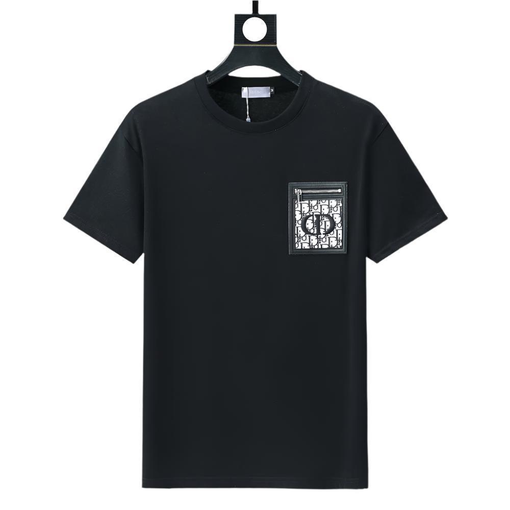 Dior T-Shirt Without Collar 'Black' - SleekGait