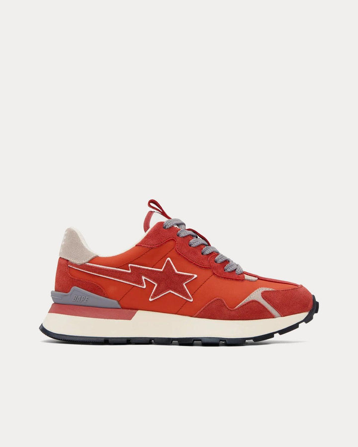 Road Sta Express Orange / Grey Low Top Sneakers - SleekGait