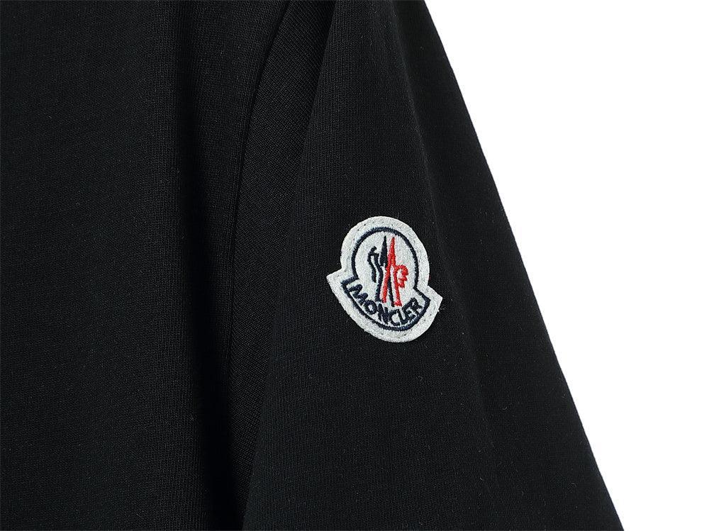 Moncler T-Shirt Without Collar 'Black'