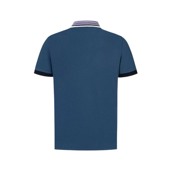 Gucci Navy Blue T-shirt with a collar - SleekGait